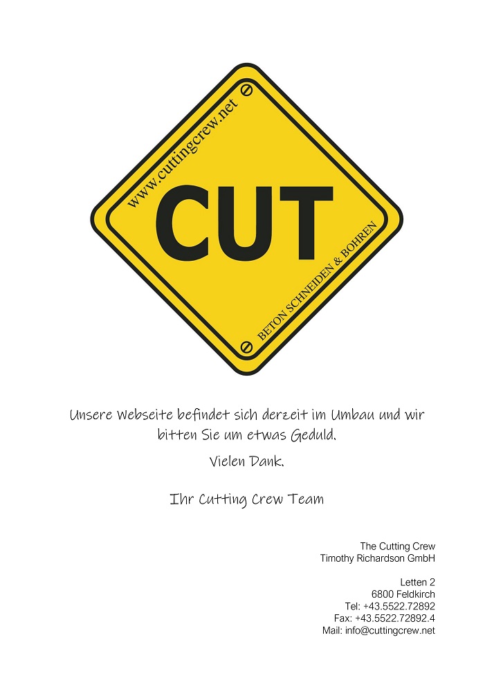 The Cutting Crew - Timothy Richardson GmbH - Under Construction